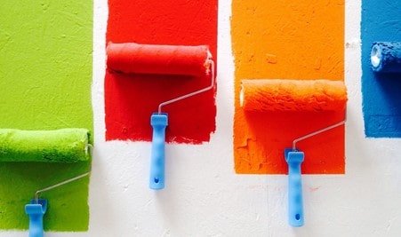 How are paint rollers made?